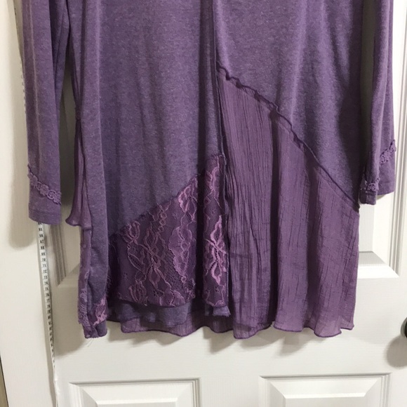 Oh You Pretty Angel!  Adorable purple sweater/tunic style top by Pretty Angel - Picture 4 of 8